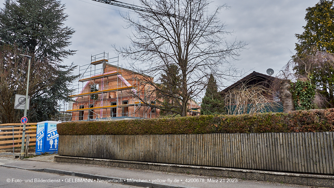21.03.2023 - Baustelle und Wohnanlage Niederalmstraße 16